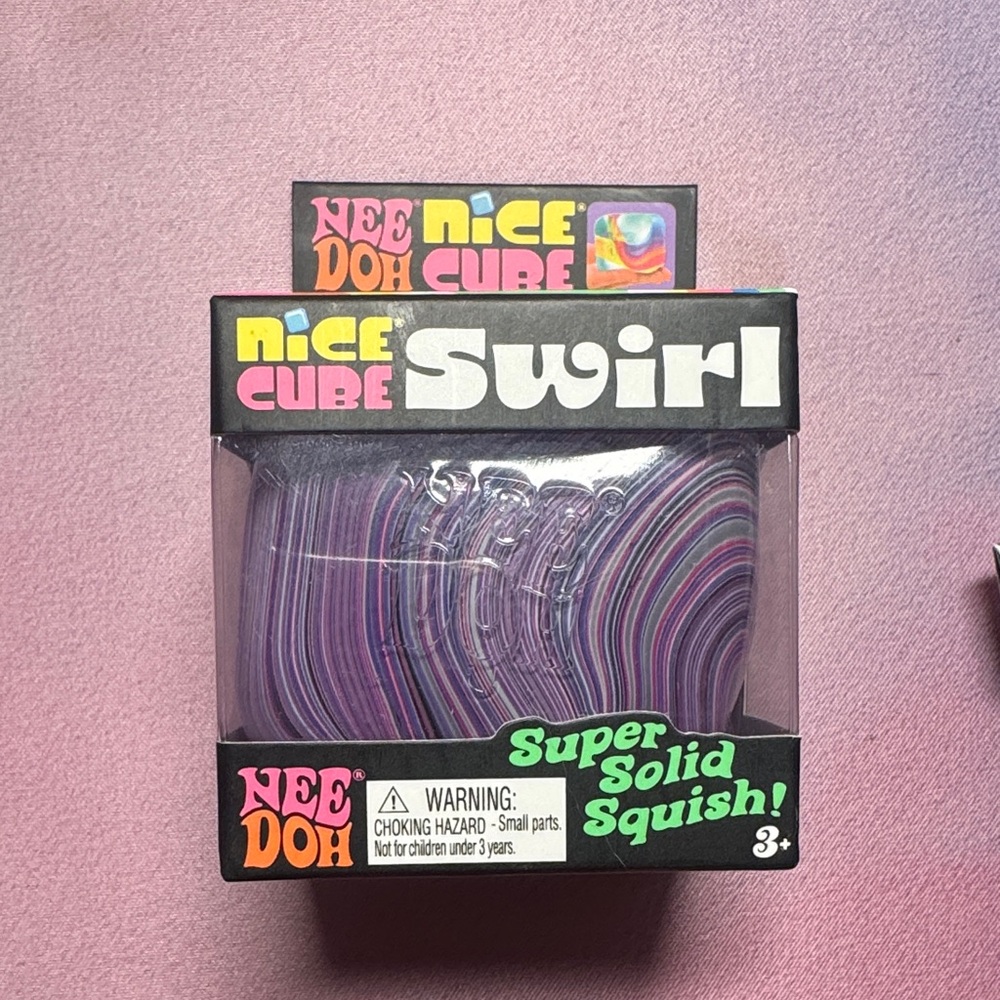 Needoh Nice Cube Swirl Squishy